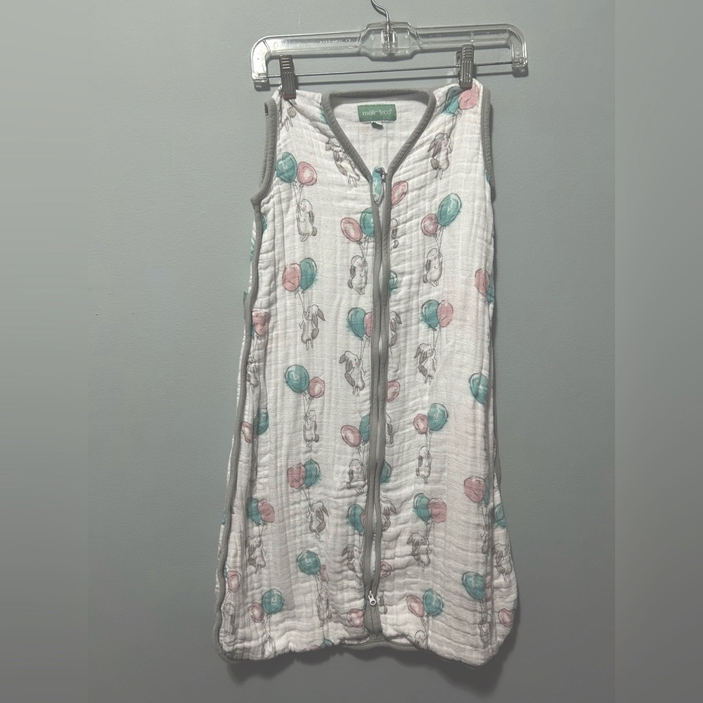 Molis & Co Baby Sleep Sack with Pastel Bunny Pattern